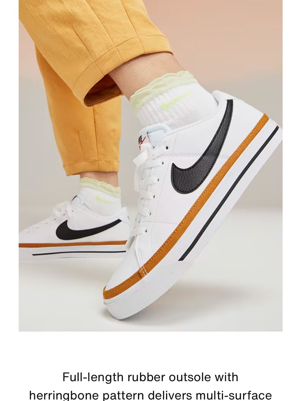 NWT Women’s Nike Court Legacy Next Nature Size 7 White